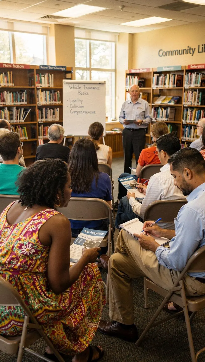 Znak drogowy informujący o ubezpieczeniu pojazdu